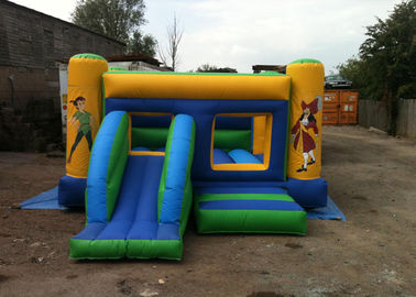 Pirate Inflatable Bouncers / Pirate Combo Bounce House dengan Slide Hire