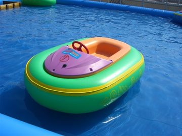 Mini 0.9mm PVC Kolam Renang Mainan Inflatable Bermotor Bumper Boat