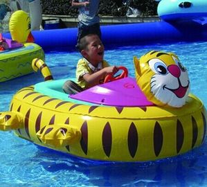 Inflatable Toy Boats Untuk anak-anak, Tiger Inflatable Motorized Bumper Boat