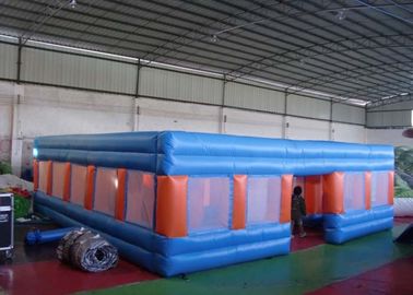 0.55mm PVC Anak-anak Bermain Inflatable Outdoor Games Blow Up Maze EN14960