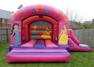 Inflatable Combo Princess Bounce House Sedikit Tikes Bouncer Dengan Slide