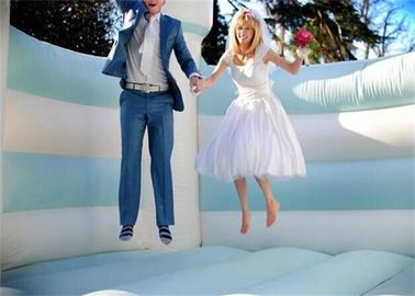 Warna Putih Dan Biru Inflatable Bouncer, Pernikahan Inflatable Bouncer Untuk Dijual