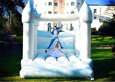 Warna Putih Dan Biru Inflatable Bouncer, Pernikahan Inflatable Bouncer Untuk Dijual