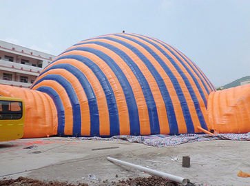 Tahan Suhu Tinggi Dome Inflatable Tent / Inflatable Sport Tent Untuk Komersial