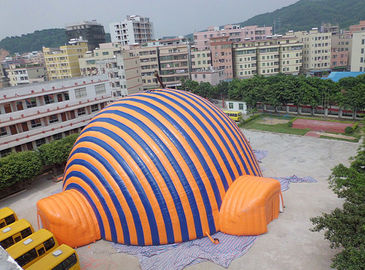 Tahan Suhu Tinggi Dome Inflatable Tent / Inflatable Sport Tent Untuk Komersial