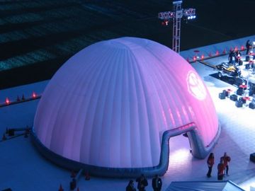 UV - Resistance Lighting Dome Party Inflatable Tent Untuk Tahap Penutup 30m