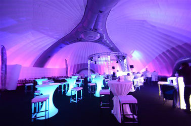 UV - Resistance Lighting Dome Party Inflatable Tent Untuk Tahap Penutup 30m