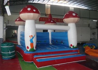 0,55mm PVC Terpal Inflatable Bouncer, Bentuk Jamur Digunakan Partai Jumper Untuk Dijual