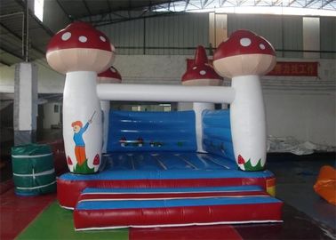 0,55mm PVC Terpal Inflatable Bouncer, Bentuk Jamur Digunakan Partai Jumper Untuk Dijual