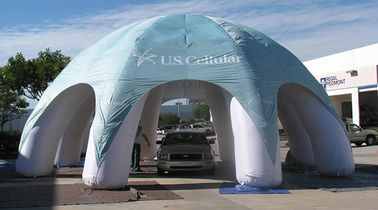 Iklan Outdoor Inflatable Tent, Inflatable Spider Dome Tent dengan Kaki