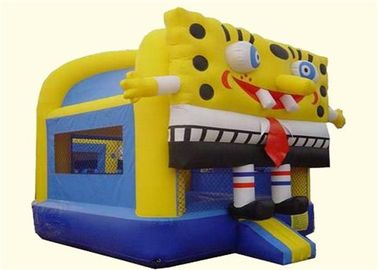 Aman Komersial Lucu Spongebob Inflatable Bouncer House Untuk Anak-Anak