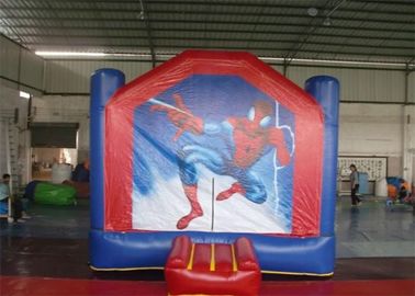 Lucu Spiderman Inflatable Bouncer / Kids Backyard Bouncers Untuk Park