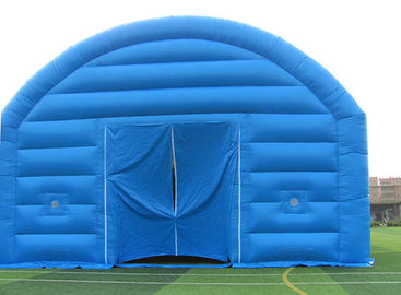 Tenda Tiup Warna Biru Komersial / Tenda Gudang Tiup untuk Penyimpanan
