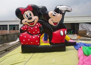 OEM Lagre Mickey Mouse Inflatable Bouncing House Dengan Logo Percetakan