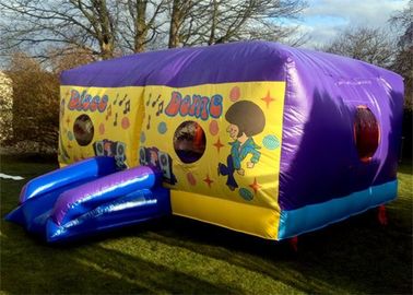 EN71 Fashional Musik Tema Anak Inflatable Jumper Bouncer Untuk Taman