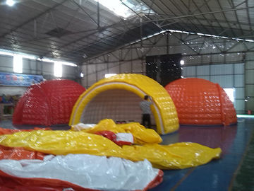 Air Bukti 6m Diameter PVC Terpal Inflatable Camping Tent Dengan EN14960