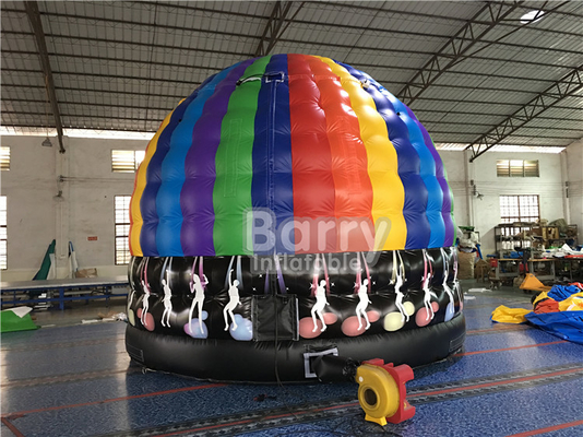 Tahan Air Inflatable Bouncer Disco Jumping House Diameter 8m