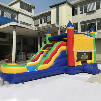SCT 4m Tinggi Inflatable Bouncer Houses Castle Combo