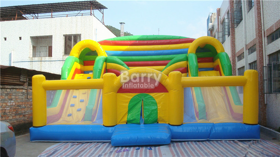 ODM Plato Inflatable Combo Outdoor Komersial Bouncy Castles