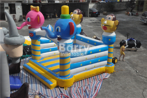 Tema Hewan Inflatable Bouncing House Anak-anak Meledakkan Bouncy Castle