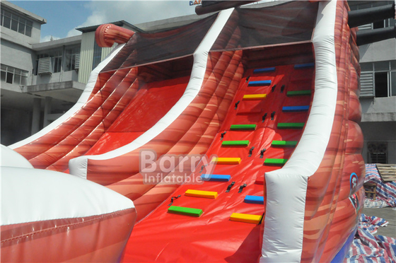 0.55mm PVC Inflatable Water Slides Komersial Bajak Laut Anak-anak Bounce Playhouse Jumping Castle