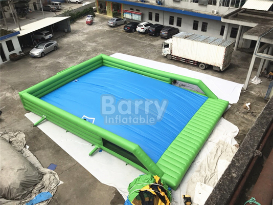 Acara Tall Drop PVC Water Slide Dengan Air Bag Platform Inflatable Flying Slide