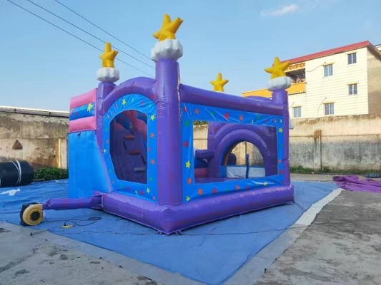 Anak-anak Komersial Tiup Bouncing Castle Paly Park Slide