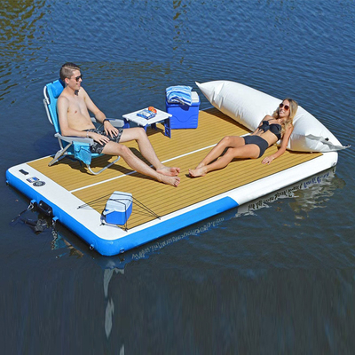 OEM Inflatable Floating Dock Drop Stitch PVC Ocean Floats Dan Rakit