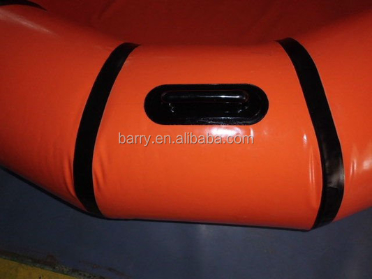 Kolam Renang Air Portabel Kustom Orange Kids Inflatable Swimming Pool