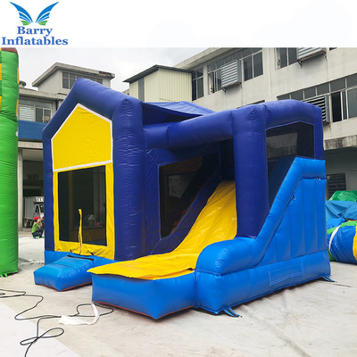 Tema Hewan 0.55mm PVC Inflatable Bouncy Castle Jumping Castles Slide