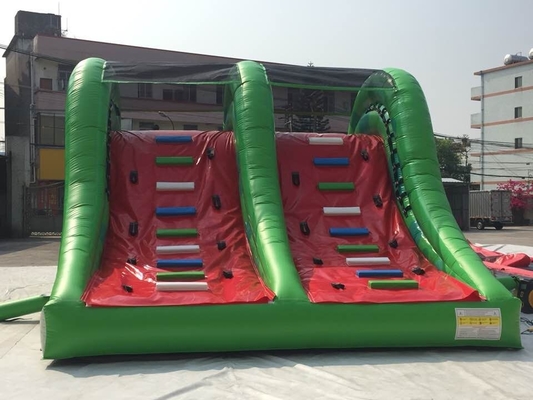 0.55mm PVC Outdoor Inflatable Bouncer Slide Combo Meledakkan Bouncy Castle