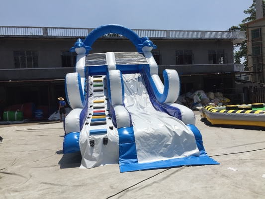 Komersial Inflatable Water Slide Hiburan Inflatable Bouncer Castles