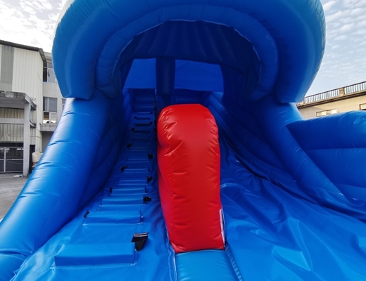 Komersial Inflatable Water Slides Whale Design Halaman Belakang Rumah
