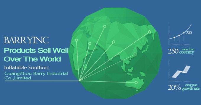 Tenda Tiup Pameran Dagang Terbelakang Api Dengan Terowongan 1