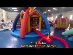 Dunia Besar Olahraga Game Karnaval Inflatable 3/4/5 Dalam 1 Outer Game Inflatable