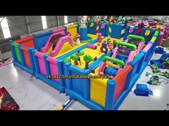 Custom World's Biggest Kids Indoor Bounce House Taman Tema Taman bermain Inflatable