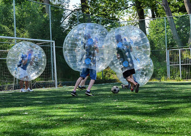 1.5m TPU Manusia Inflatable Bumper Bubble Ball Untuk Dewasa Dengan Percetakan Logo Dan Blower