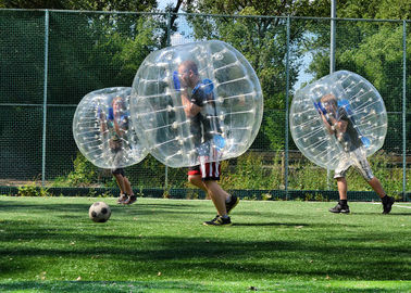 Outdoor Inflatable Mainan Ukuran Besar Setengah Warna Dewasa Bumper Bola Inflatable Soccer Bubble Ball