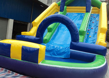 0,55mm PVC Inflatable Dewasa Pool Slides Untuk Amusement Park, Inflatable Water Park