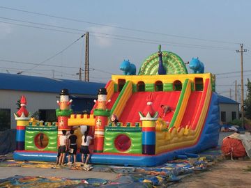 PVC Material Anak Inflatable Playground Slide Castle Type Bouncy Castle Games