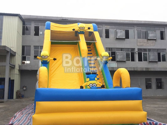 Komersial Inflatable Bounce Slide Luar Ruangan Kecil  Slide Tiup Untuk Anak-Anak