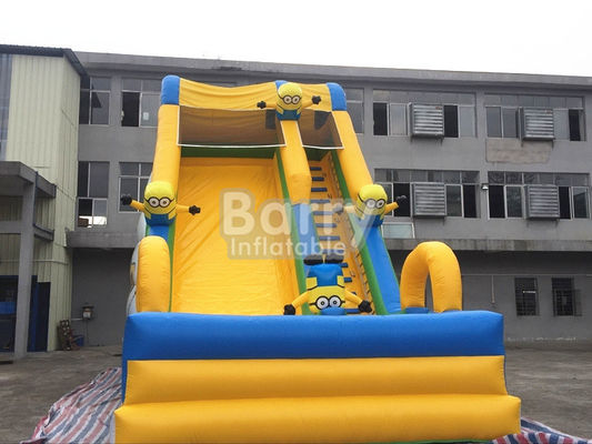 Komersial Inflatable Bounce Slide Luar Ruangan Kecil  Slide Tiup Untuk Anak-Anak