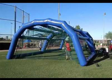Kelas komersial Inflatable Baseball Batting Cage Untuk Sport Game
