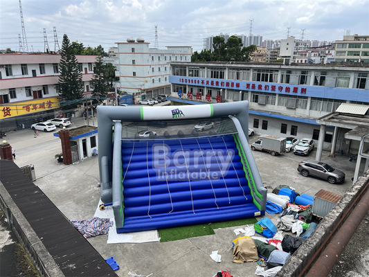 Kelas komersial Insane Inflatable 5k Inflatable Obstacle Course Extreme Game Start Line Untuk Event Team Building
