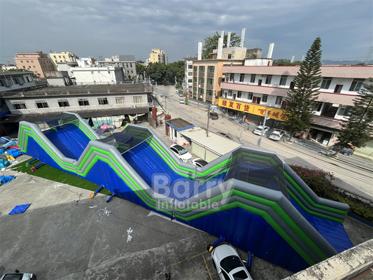 PVC disesuaikan 41x5.5x6m The Humps Inflatable 5k Events Pertandingan Game Untuk Dewasa