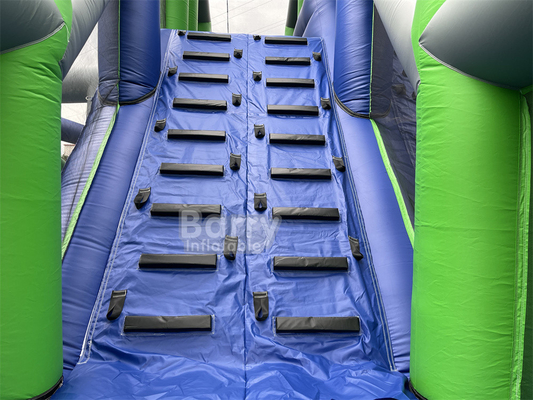 Permainan Olahraga Gila Jumping Bantal Jump Tower Freefall Inflatable Jump Air Bag Dengan Platform Untuk 5K rintangan Inflatable
