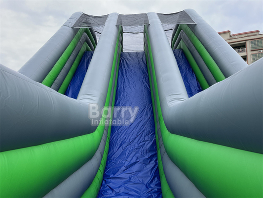 Anak-anak Dewasa Hambatan Kursus Olahraga Tema Game Gila 5k Destinasi Inflatable Fun Finale 33m Reruntuhan Air Raksasa
