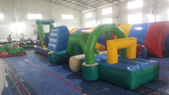 Kursus Hambatan Air Inflatable Pribadi Di Kolam Renang / Lari Inflatable Dengan Logo Khusus