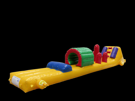 Single Lane 8m Junior Challenge Pool Float Inflatable Aqua Run Untuk Lari Kolam Renang