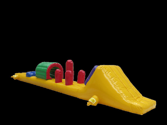Single Lane 8m Junior Challenge Pool Float Inflatable Aqua Run Untuk Lari Kolam Renang